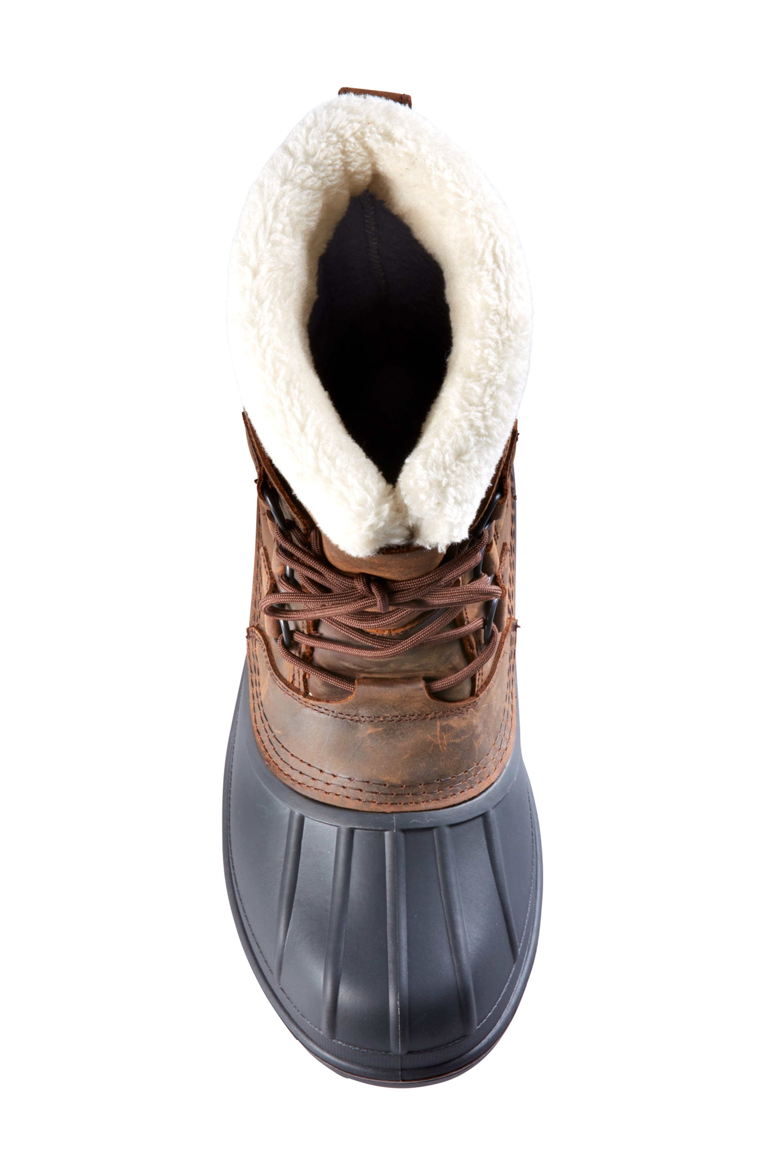 Canada Waterproof Snow Boot, Alternate, color, BROWN