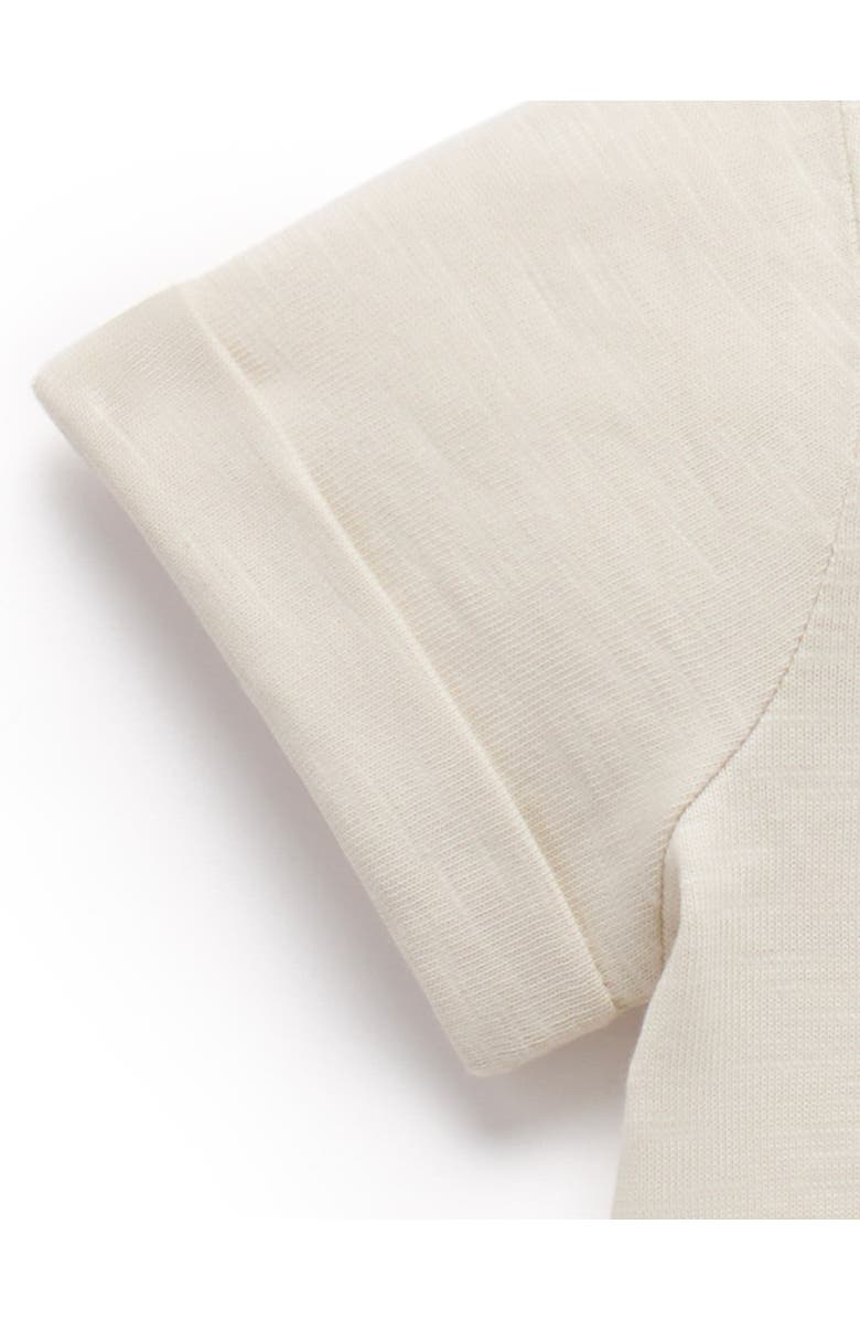 Purebaby Octopus Short & Tee Set, Alternate, color, Ocean Stripe