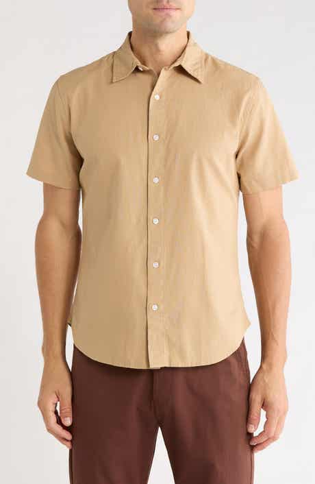 Linen & Cotton Buton-Up Shirt