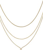 Adornia Layered Cubic Zirconia Necklace