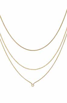 Adornia Layered Cubic Zirconia Necklace