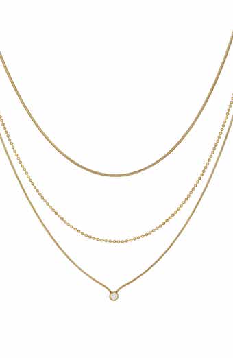 Layered Cubic Zirconia Necklace