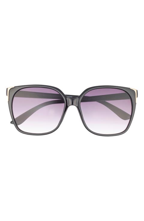 Oversize Gradient Cat Eye Sunglasses