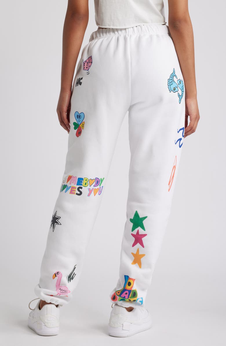 THE MAYFAIR GROUP Somebody Loves You Sweatpants, Alternate, color, 