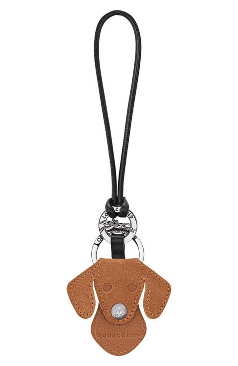 Re-Play Dog Leather Bag Charm