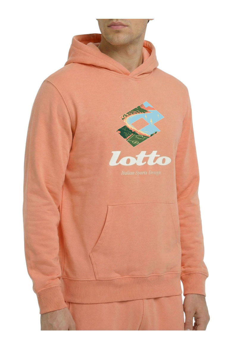 Invitational Men's Organic Cotton Hoodie, Alternate, color, Pink