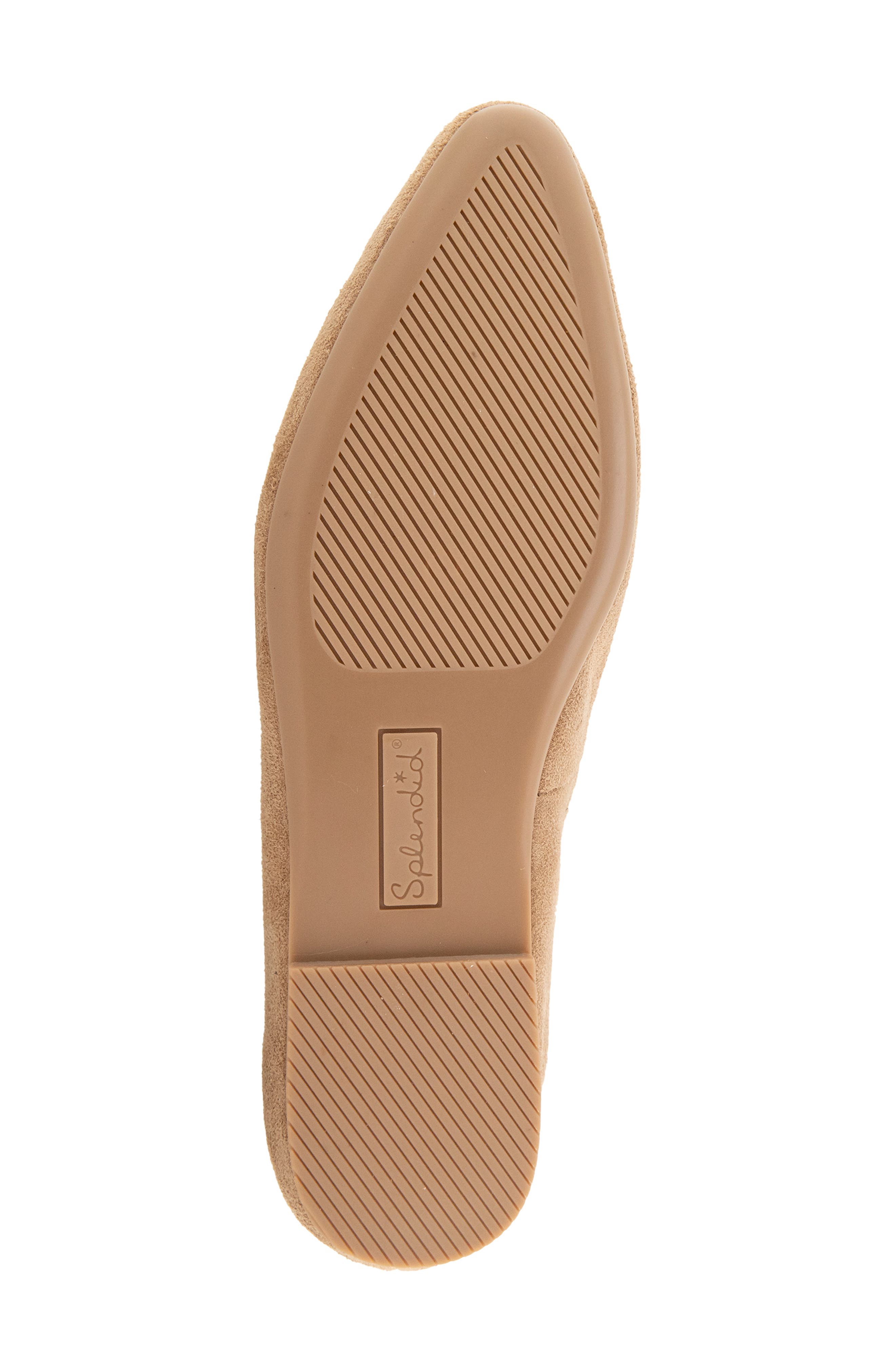 Latouche Leather Flat, Alternate, color, GOLDEN BROWN