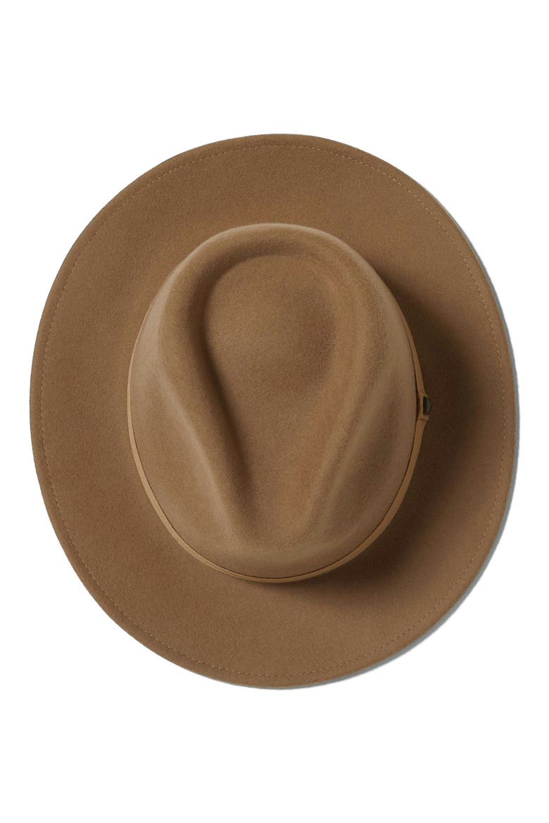 Messer Packable Wool Fedora, Alternate, color, KHAKI/ KHAKI