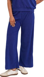 CYRUS Towel Terry Wide Leg Pants