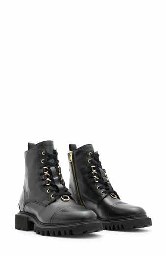 Lydia Cap Toe Combat Boot