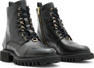 AllSaints Lydia Cap Toe Combat Boot