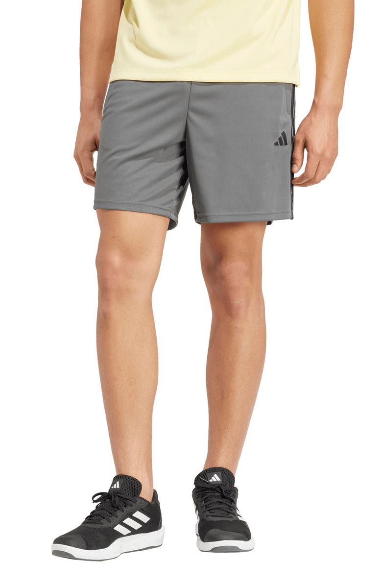 adidas Essentials AEROREADY 3-Stripes 9-Inch Training Shorts, Main, color,