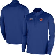 Nike Men's Nike Blue New York Knicks 2025/26 City Edition Remix Authentic Coaches Dri-FIT Half-Zip Top