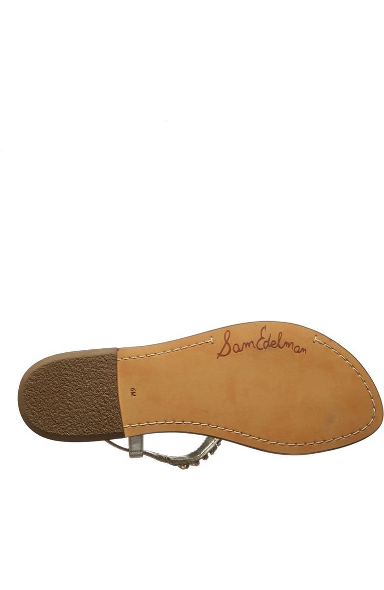 Sam Edelman 'Garen' Embellished Leather Sandal, Alternate, color,