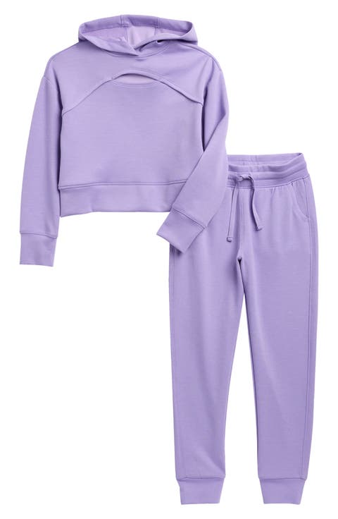 Kids' Scuba Crop Hoodie & Joggers Set (Big Kid)