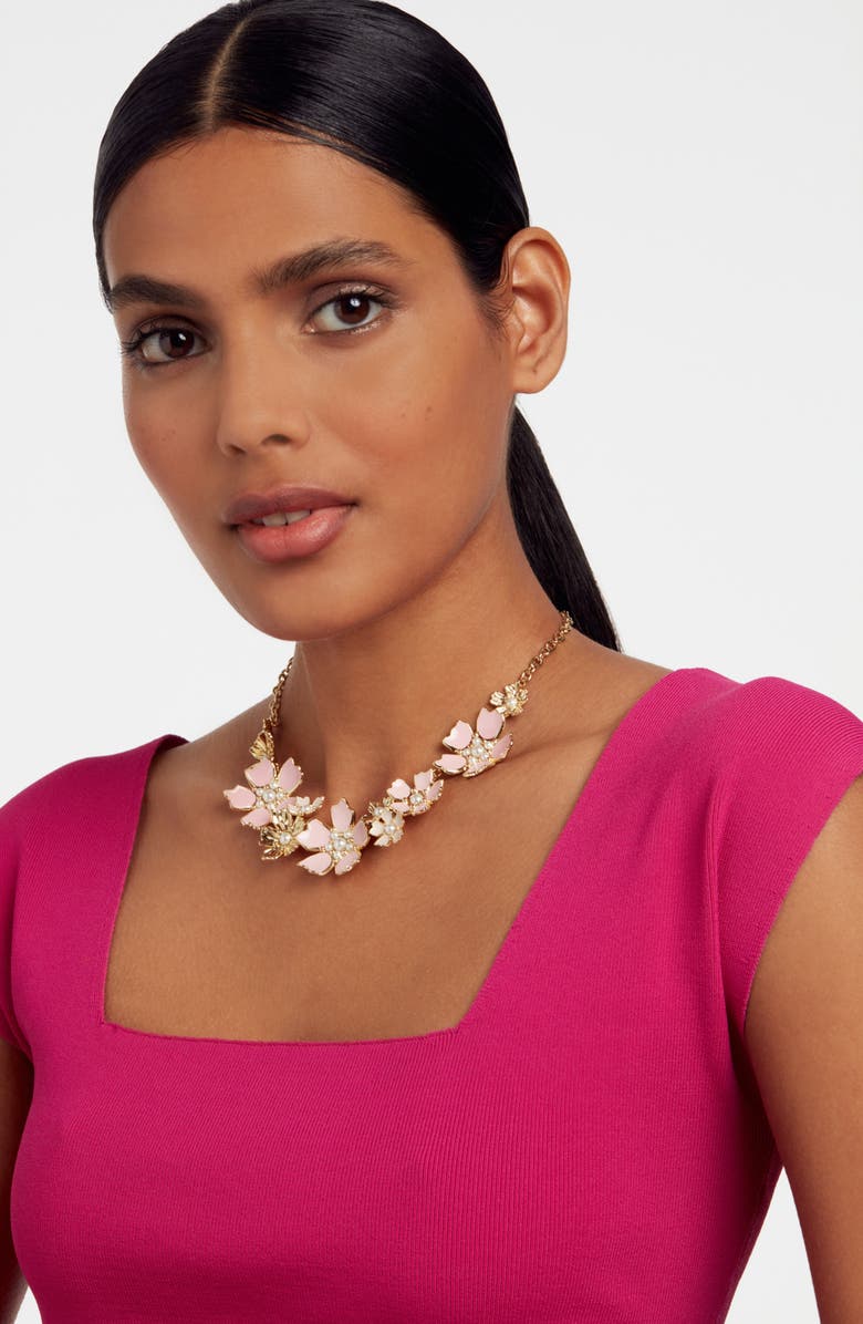 Ted Baker London Patarla Flower Statement Necklace, Alternate, color,