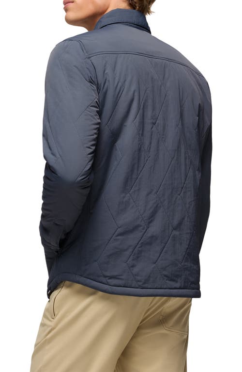 Prana Encinitas Quilted Jacket In Blue