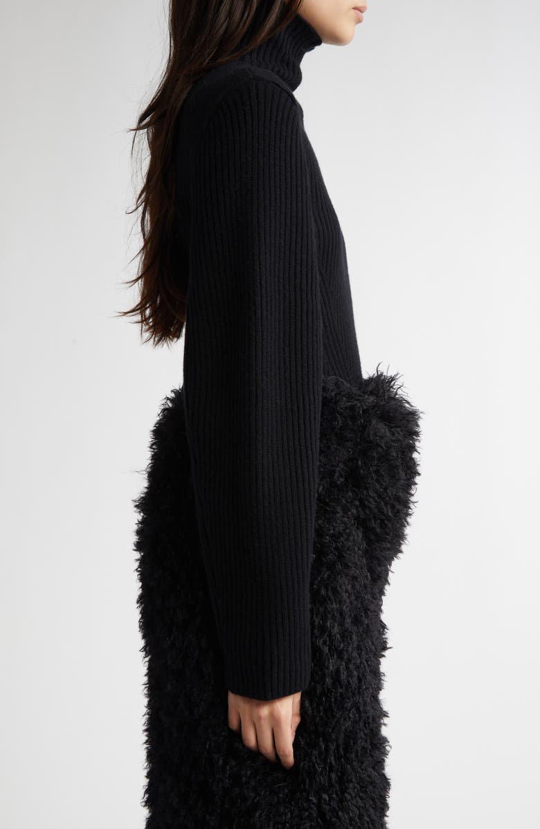 EENK Rib Wool Blend Turtleneck Sweater, Alternate, color,