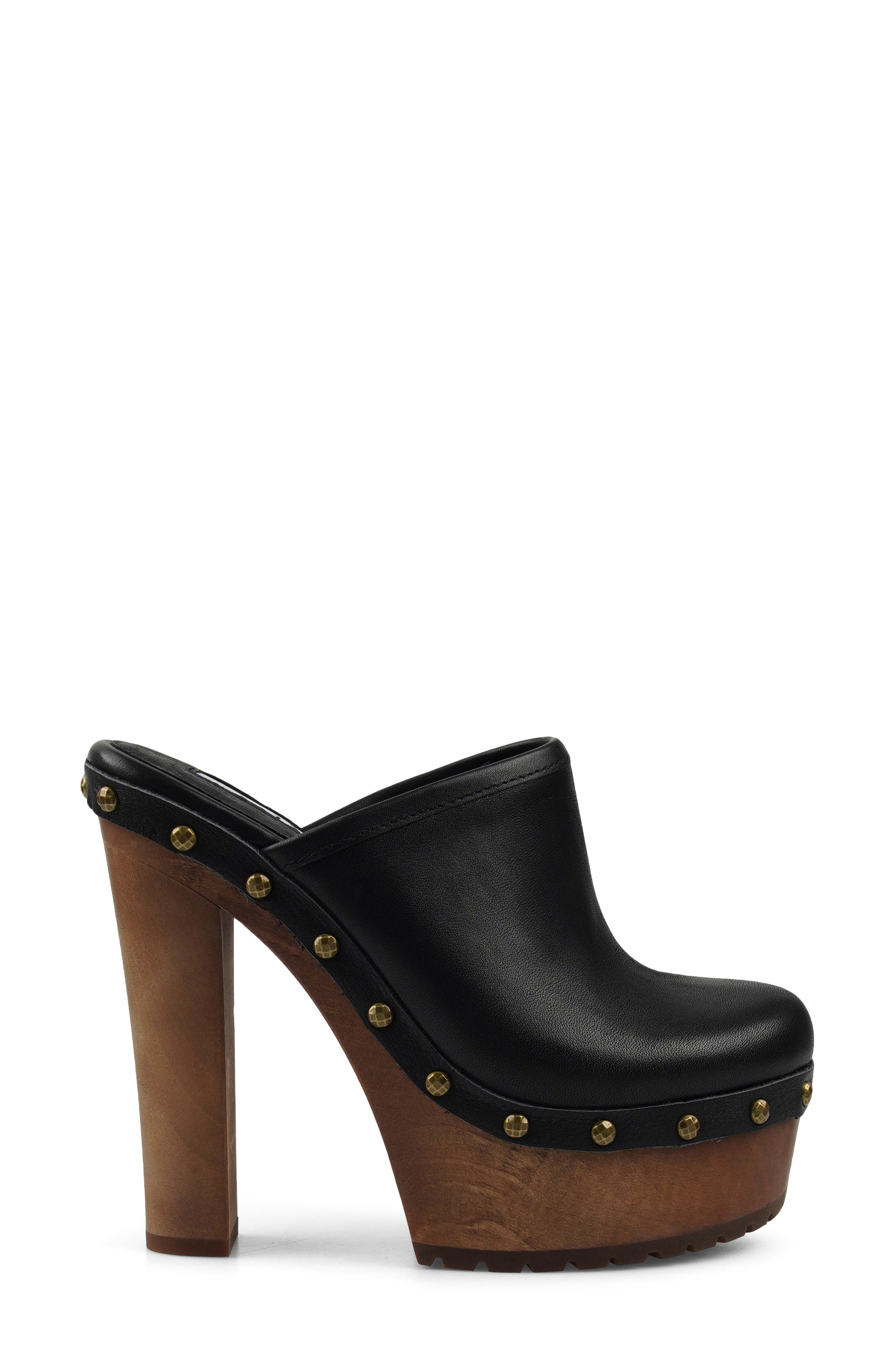 ZIGI Dealio Platform Clog, Alternate, color, Black