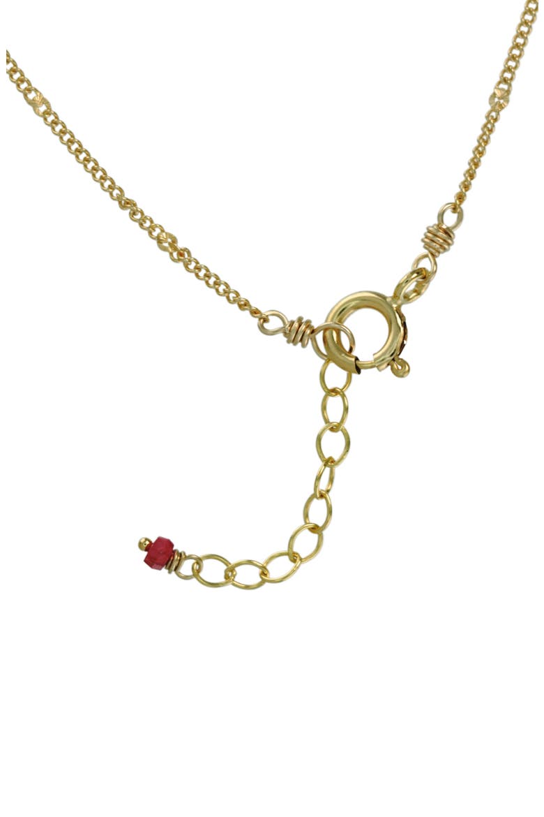 Serpent Ruby Necklace, Alternate, color, 14K Gold Filled