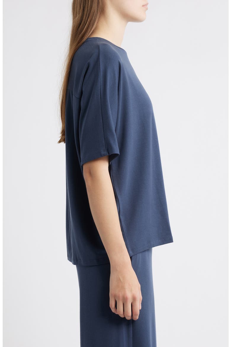 Boxy Crewneck T-Shirt, Alternate, color, OCEAN