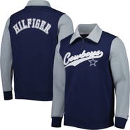 Tommy Hilfiger Men's Tommy Hilfiger Navy/Silver Dallas Cowboys Aiden Quarter-Zip Sweatshirt