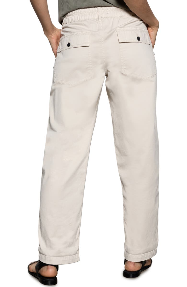 Sanctuary Cruiser Stretch Cotton Barrel Chinos, Alternate, color, Light Oat