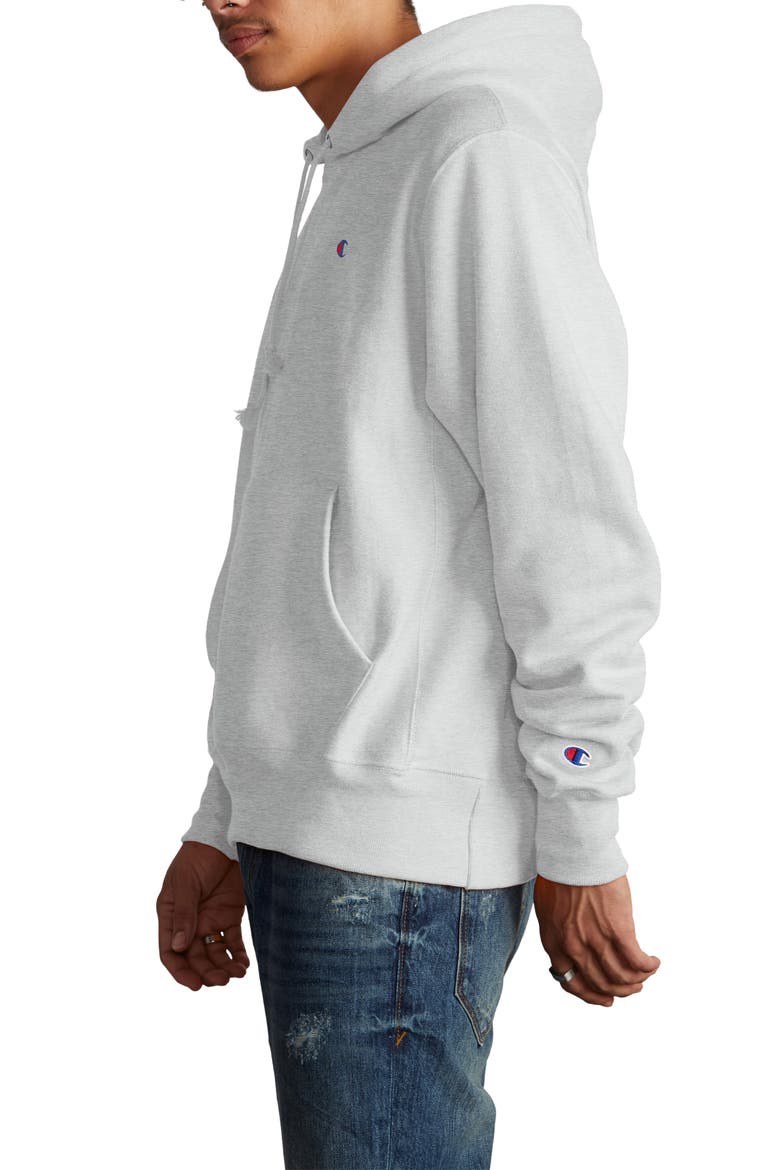 Reverse Weave® Pullover Hoodie, Alternate, color, SILVER GREY