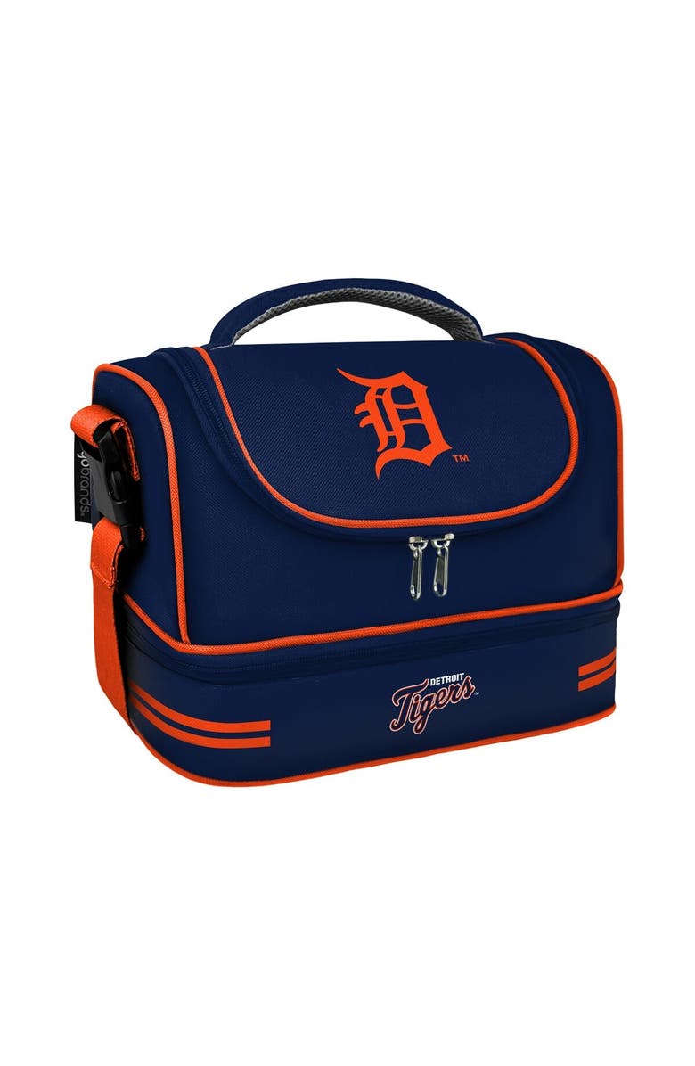 LOGO BRANDS Detroit Tigers Lunch Cooler, Main, color, Navy