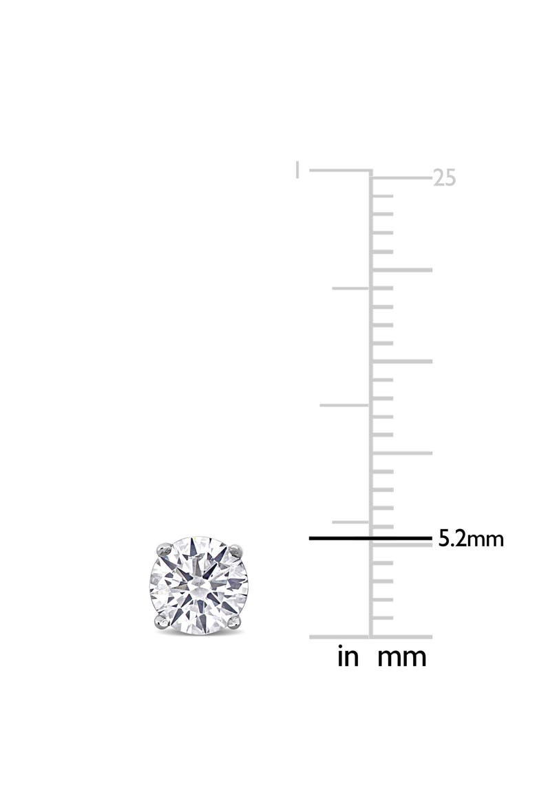 1 CTW Lab-Grown Diamond Stud Earrings 14k, Alternate, color, White Gold