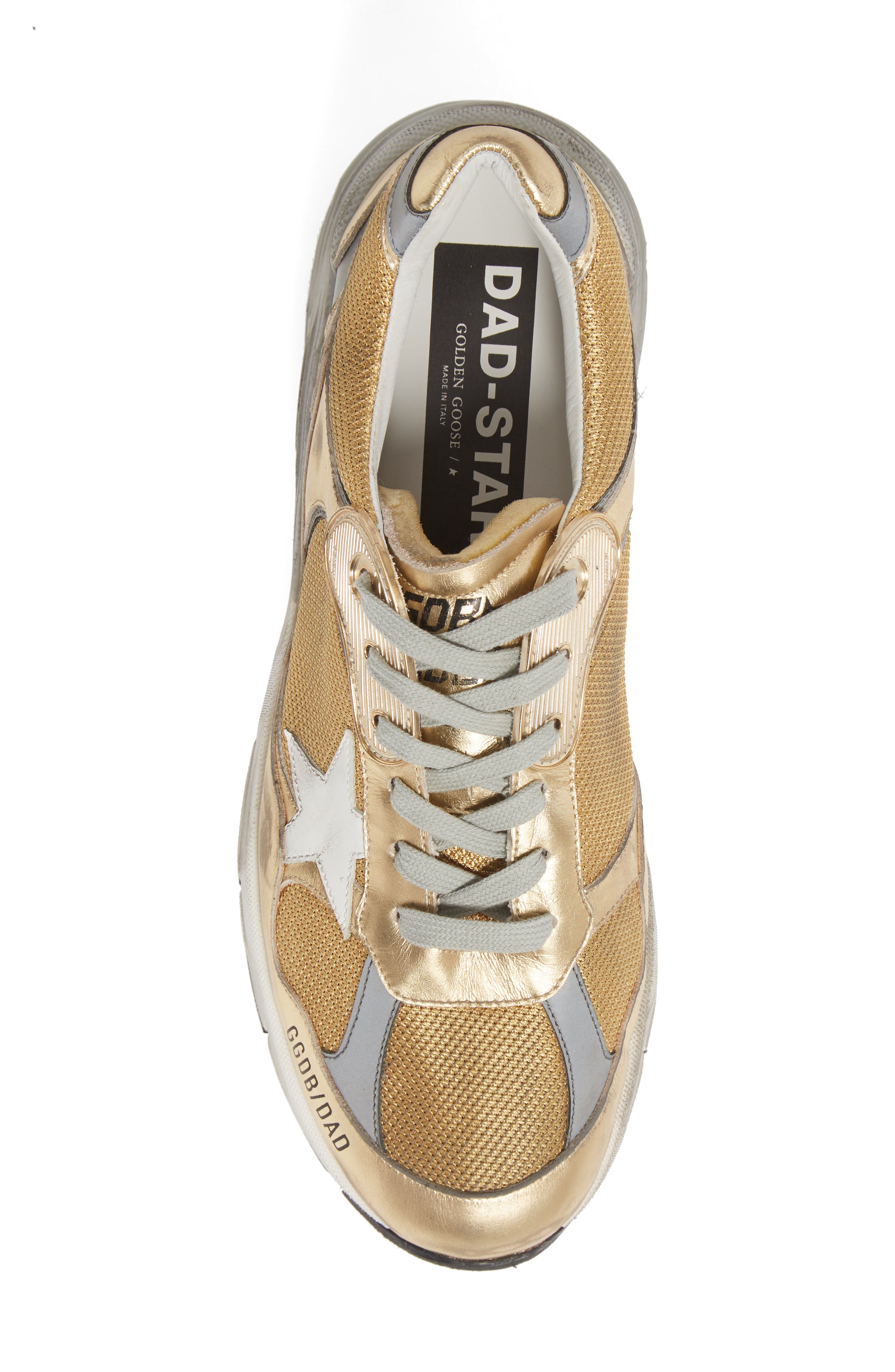 Golden Goose Dad-Star Metallic Sneaker, Alternate, color, 