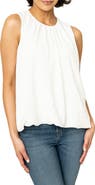 GIBSONLOOK Sleeveless Bubble HemTop