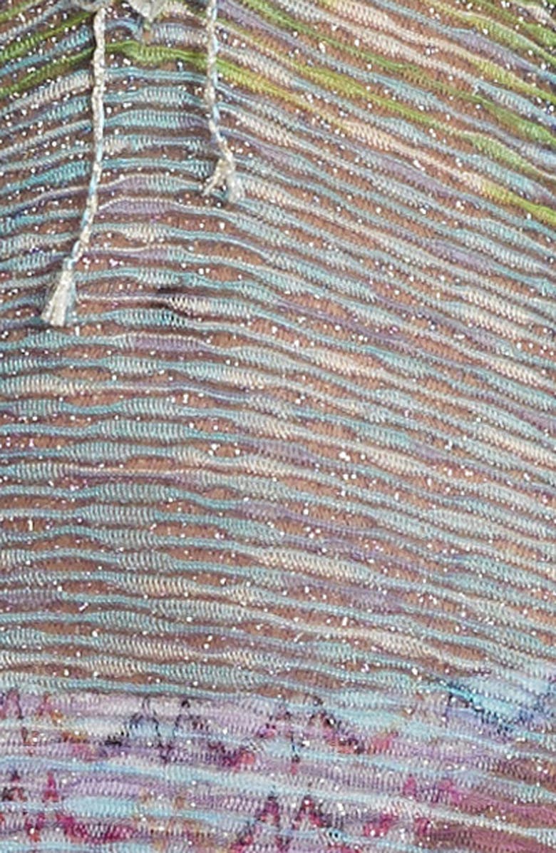 MISSONI MARE Metallic Stripe Cover-Up Dress, Alternate, color, 