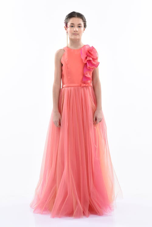 Tulleen Malaga Dress In Red