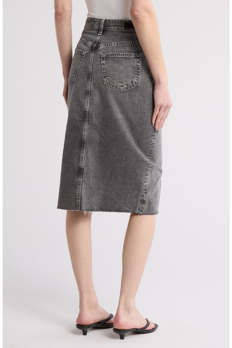 Haruko Denim A-Line Skirt, Alternate, color, DISTORTION