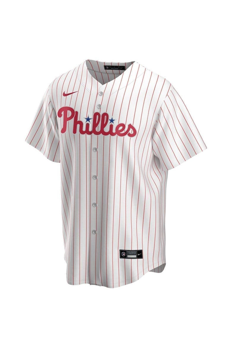 Men's Nike JT Realmuto White Philadelphia Phillies Home Replica Player Name Jersey, Alternate, color, WHITE