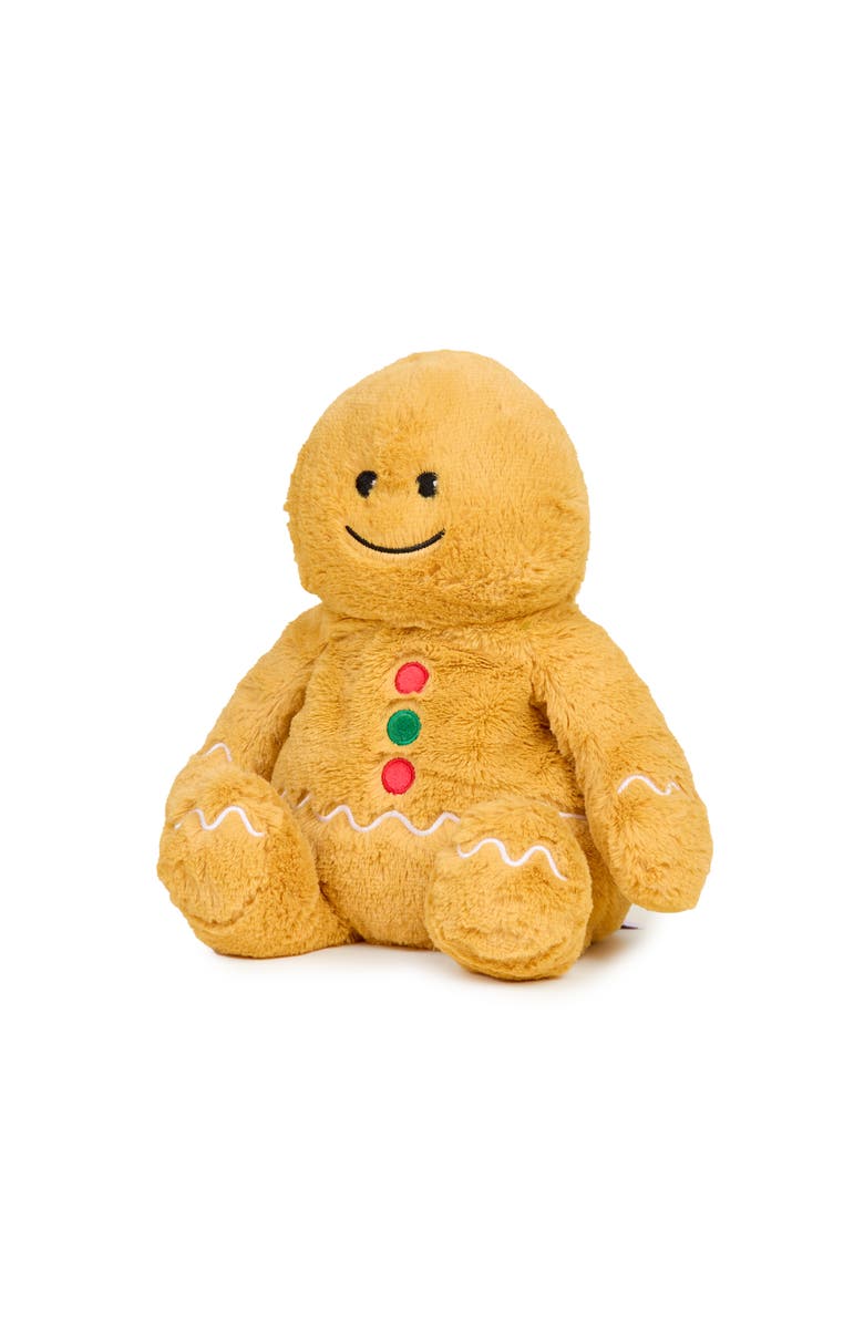 Warmies Gingerbread Boy Plush Toy, Main, color, Light Brown