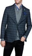 TailorByrd Modern Fit Glen Plaid Mèlange Sport Coat