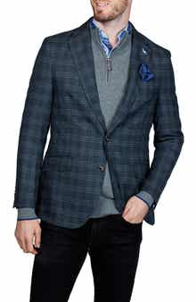 TailorByrd Modern Fit Glen Plaid Mèlange Sport Coat