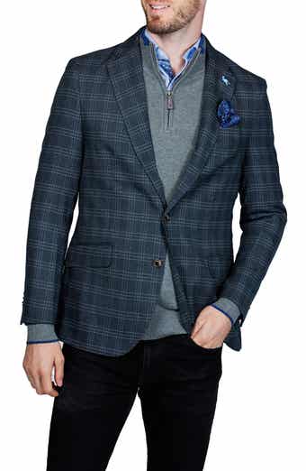 Modern Fit Glen Plaid Mèlange Sport Coat