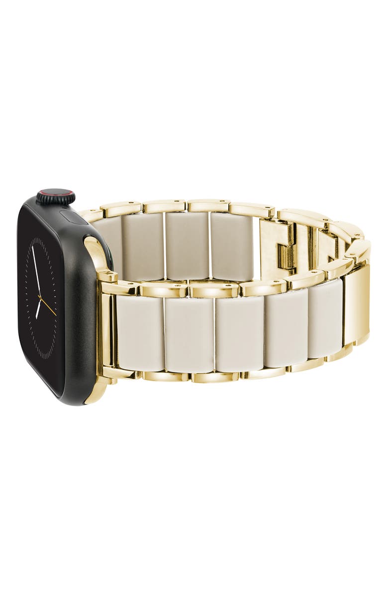 Anne Klein Rubber Link Apple Watch<sup>®</sup> Bracelet Watchband, Alternate, color,