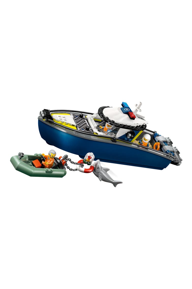 City Police Boat Chase Set - 60456, Alternate, color, MULTI