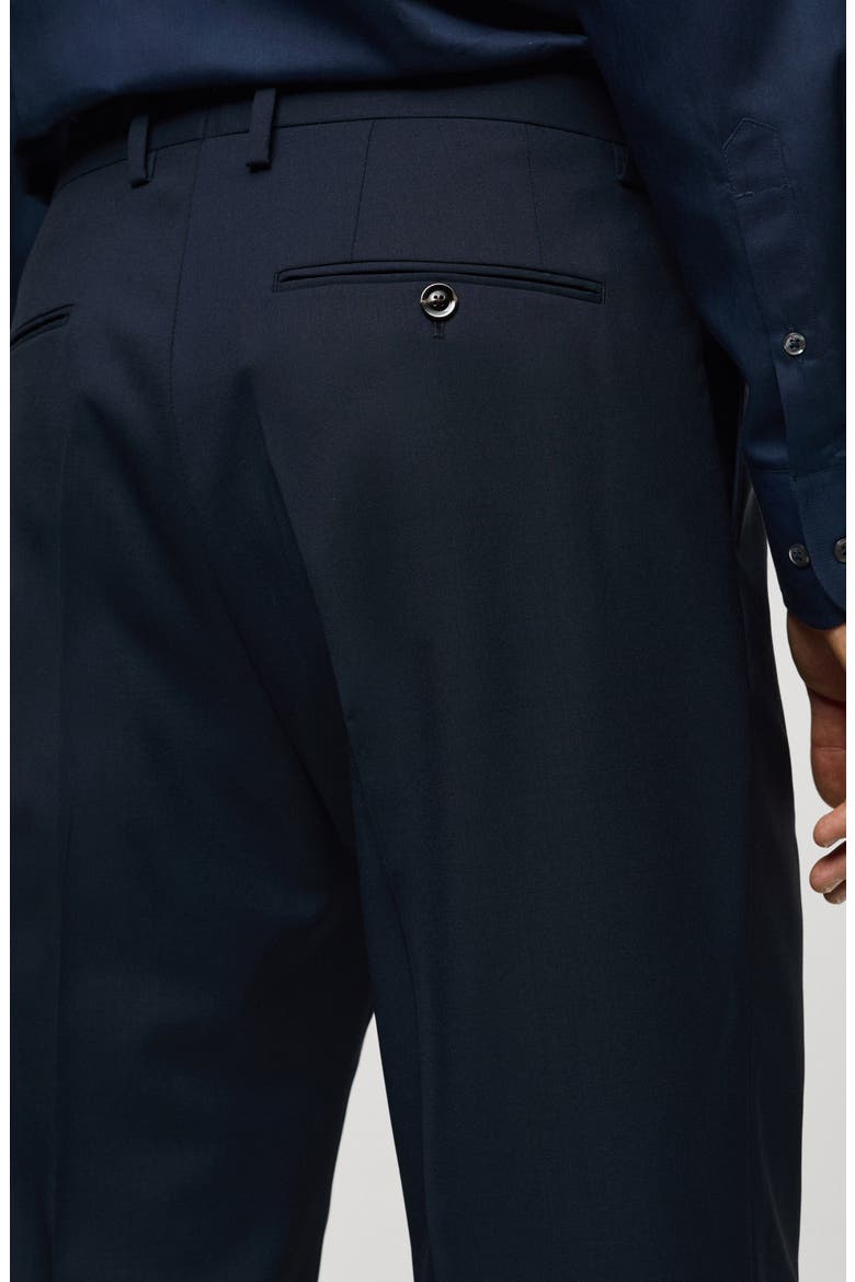 Slim Fit Virgin Wool Suit Pants, Alternate, color, DARK NAVY