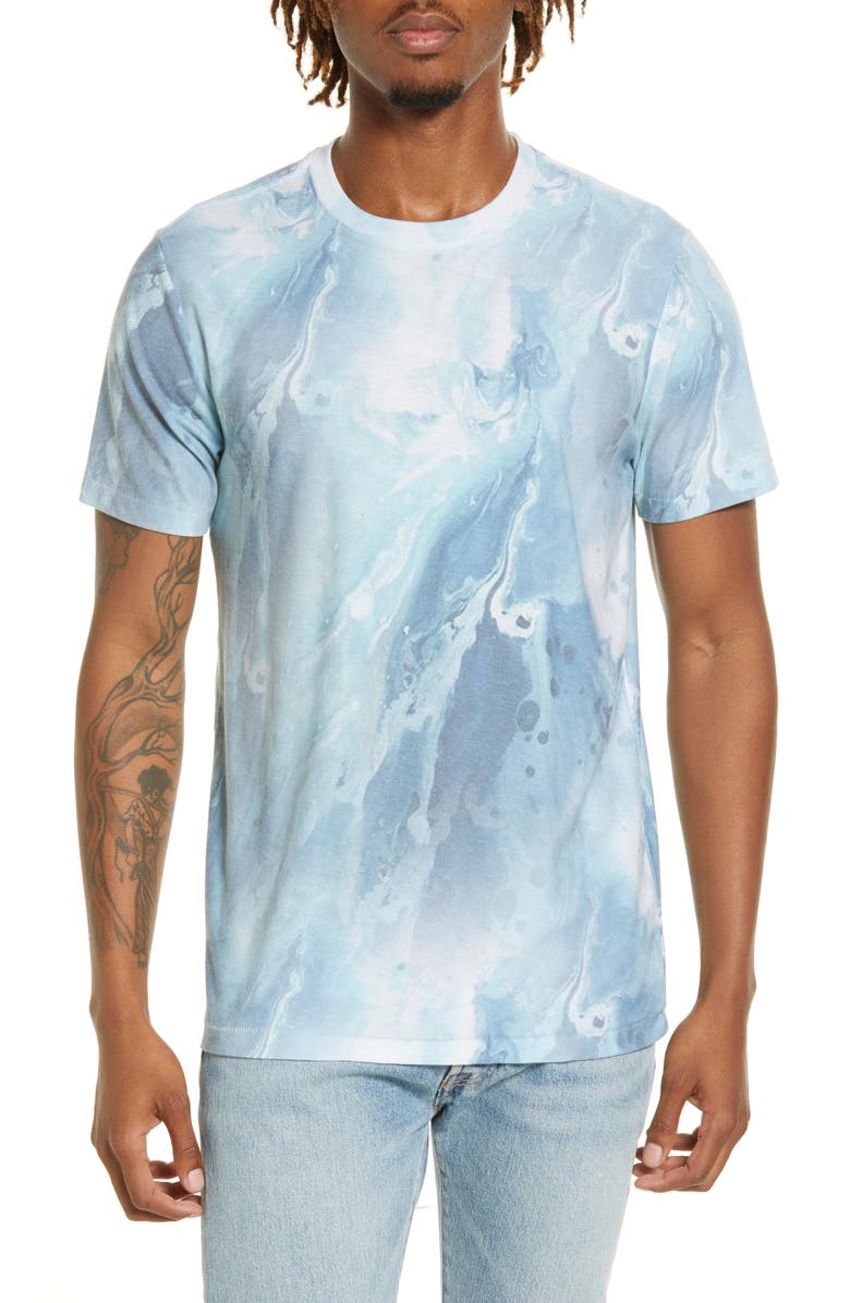 Sol Angeles Marble Swirl Print T-Shirt, Main, color, 