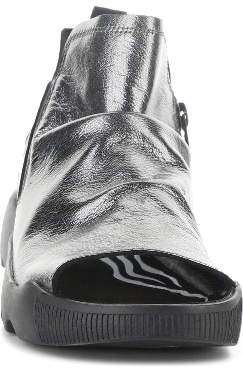 Softinos by Fly London Wish Platform Wedge Sandal, Alternate, color, Graphite