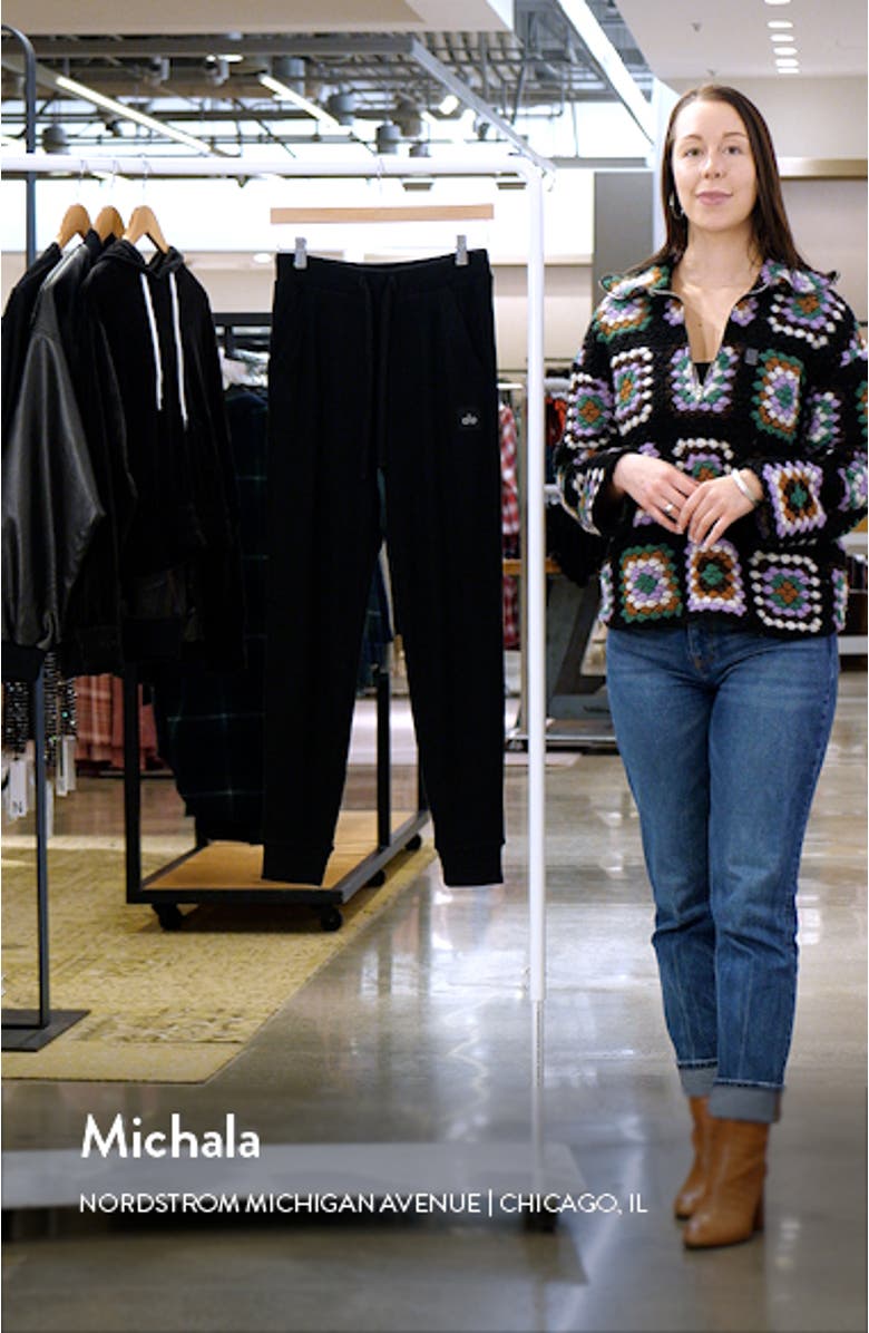 Muse High Waist Rib Joggers, sales video thumbnail