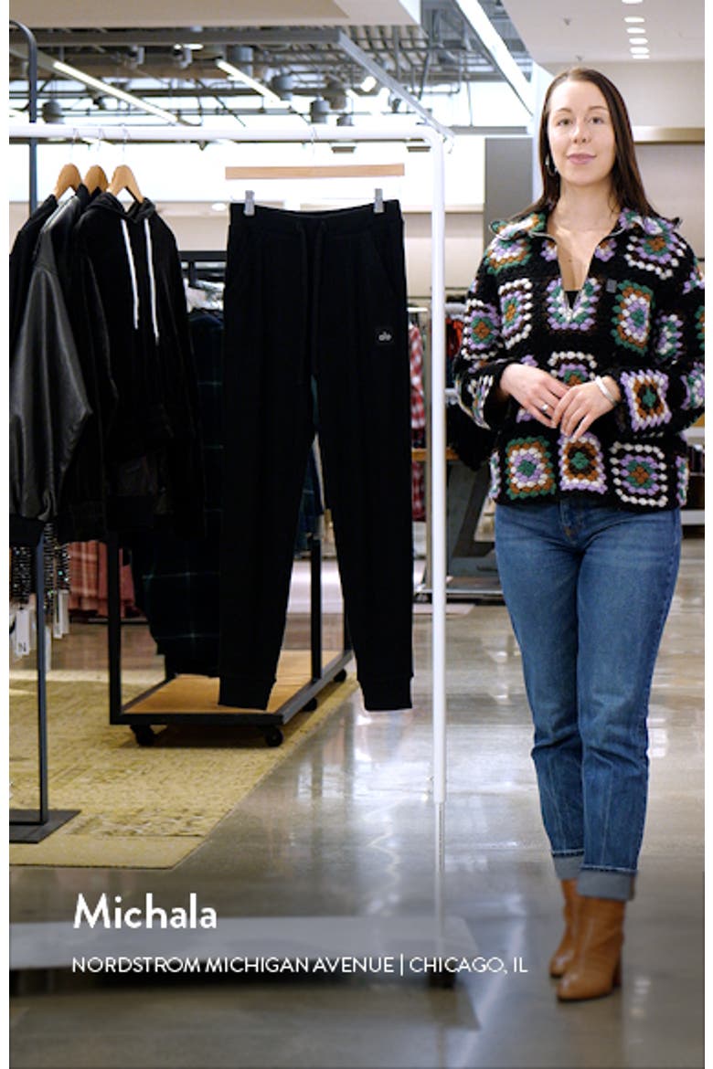 Muse High Waist Rib Joggers video
