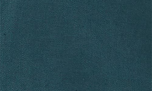 Zegna Overshirt Linen Concealed Placket In Teal Green