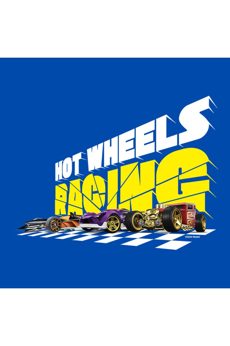 Boy's Hot Wheels Racing Bold Lineup  Graphic T-Shirt, Alternate, color, Royal Blue