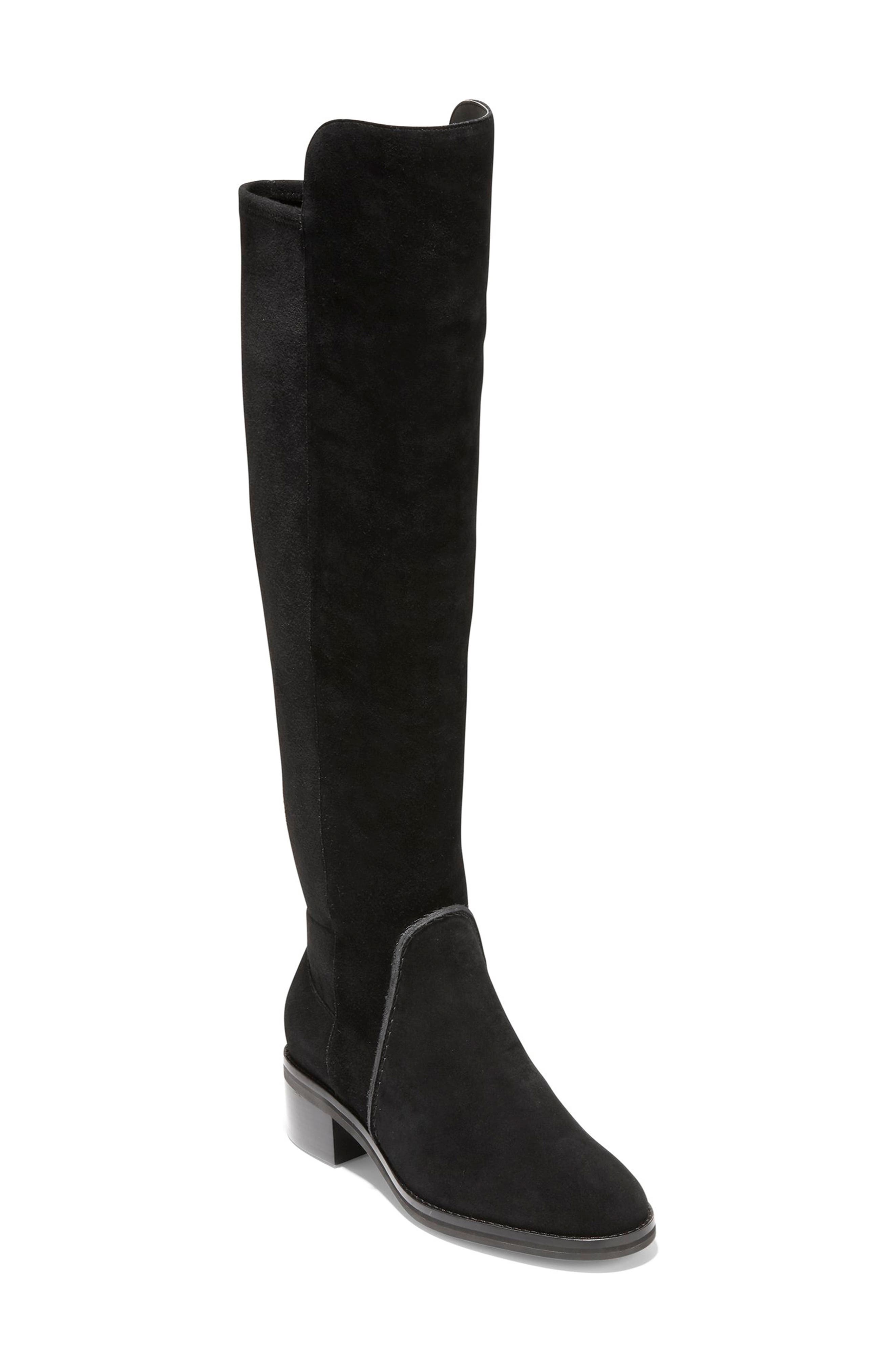 Cole Haan Calgary Water Resistant Over the Knee Boot, Main, color, 